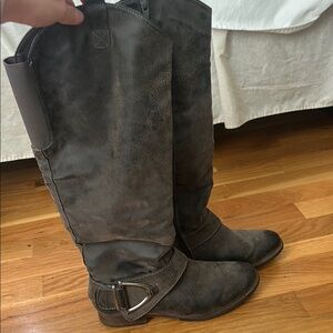 Nicole Black Heeled Boots Classic Design